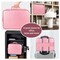 File Organizer Bag with Lock, Fireproof Document Bag with Water-Resistant Zipper,3-Layer Portable Travel Home Office Filing Storage Safe Bag for Files,Cash,Laptop,Passport,Certificates,Pink